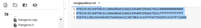 Pollard's Kangaroo find solutions to the discrete logarithm secp256k1 PRIVATE KEY + NONCES in a known range